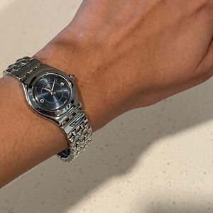 SWATCH Irony Swiss Made Blue and Silver Watch